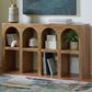 Ashley Luzmanacy Console Sofa Table in Natural Brown, , large
