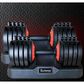 Lifesmart 110 Lb. Adjustable Dumbbell Set in Black, , large