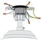 Hunter Sentinel 52" Ceiling Fan in Brushed Slate, , large