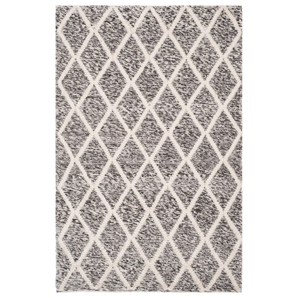 Safavieh Natura NAT711C 4" x 6" Ivory and Black Area Rug, , large