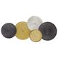 Maple and Jade 17" x 36" Coastal Abstract Wall Decor in Black, Silver and Gold, , large