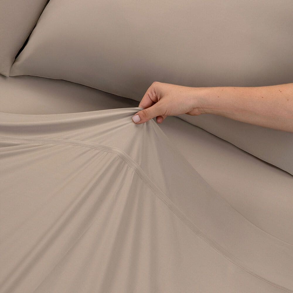 SHEEX Nightfall 4-Piece Full Cooling Sheet Set in Sand Dune, , large
