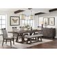 Hawthorne Furniture Hearst 59" Backless Bench in Reclaimed Chevron, , large