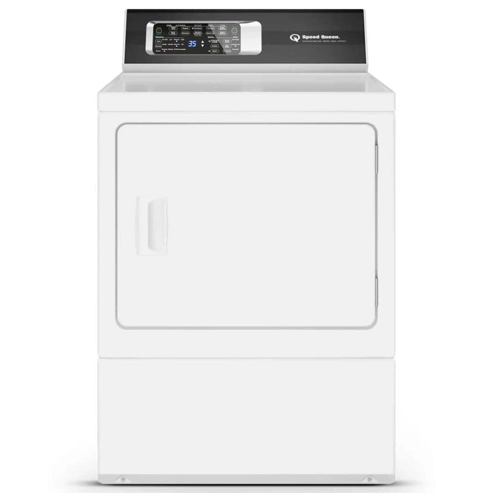 Speed Queen 3.2 Cu. Ft. Top Load Washer and 7.0 Cu. Ft. Front Load Electric Dryer Laundry Pair with 16-Preset Cycles in White, , large