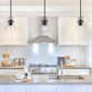 Golden Lighting Hines 1-Light Mini Pendant in Matte Black, , large