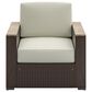 Homestyles Palm Springs 4-Piece Patio Loveseat Set in Brown, , large