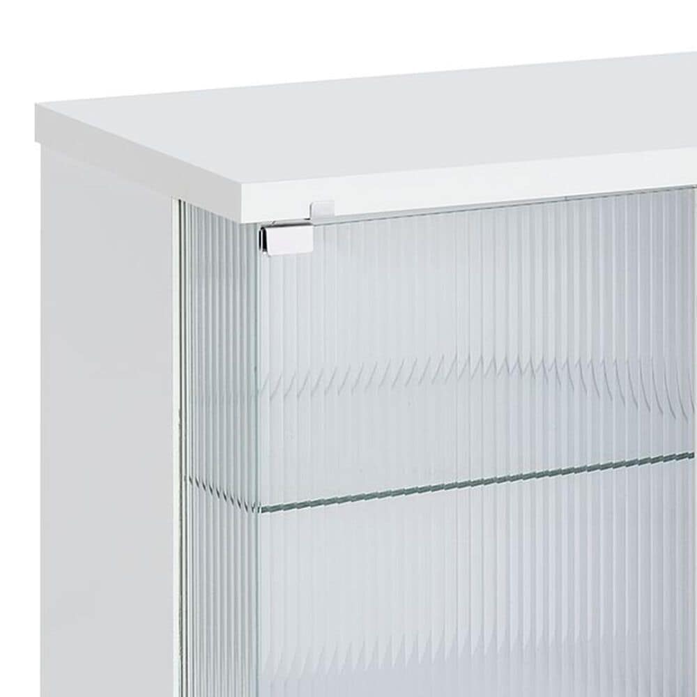 Mayberry Hill Chandra 70" TV Stand in Glossy White, , large