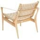 Safavieh Jessica Leather Safari Chair in White, , large