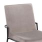 LumiSource Dutchess Side Chair with Silver Velvet Cushion in Black (Set of 2), , large