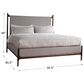 Stickley Furniture Walnut Grove Upholstered King Bed in Salvador Dove, , large