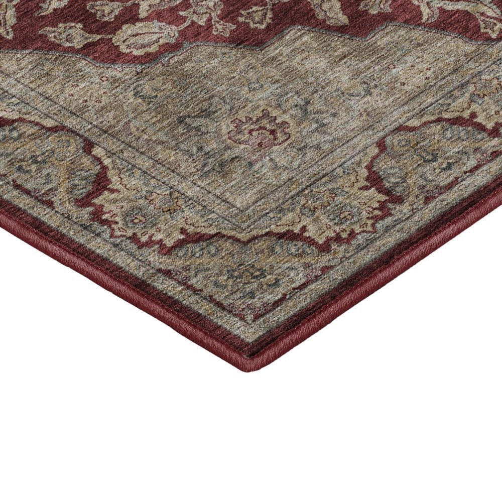 Dalyn Rug Company Hatay HY3 2&#39;3&quot; x 7&#39;6&quot; Garnet Runner, , large
