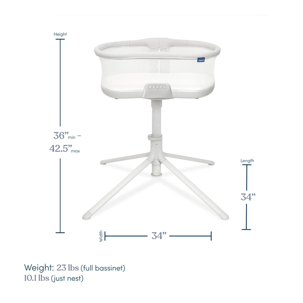 Halo Innovations Bassinest Premier in Pebble, , large