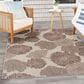 Nourison Garden Oasis Natural 5" x 7" Indoor/Outdoor Area Rug, , large