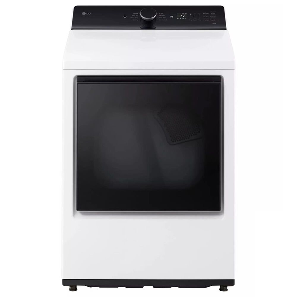 LG 5.5 Cu. Ft. Top Load Washer and 7.3 Cu. Ft. Electric Dryer with AI Sensing in Alpine White, , large