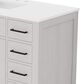 Lexora Home Abbey 48" Single Bathroom Vanity in White Oak with 2 cm White Quartz Top and Rectangular Sink, , large