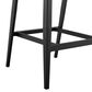 Armen Living Aileen Patio Bar Stool in Dark Gray, , large