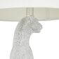Maple and Jade Polystone Glam Table Lamp in White, , large