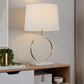 Grandview Gallery Moon Table Lamp in Gold and White, , large