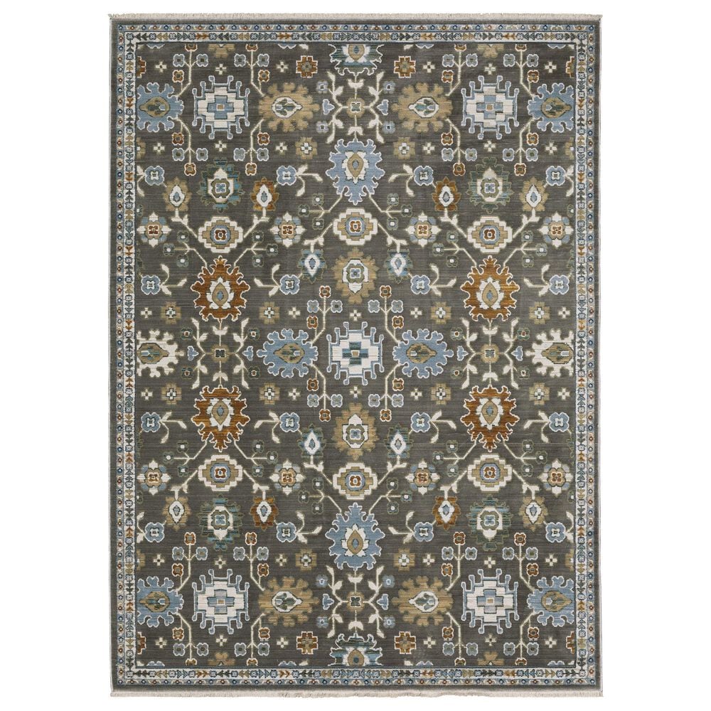 Oriental Weavers Keira Grey and Multicolor 5&#39;3&quot; x 7&#39;6&quot; Area Rug, , large