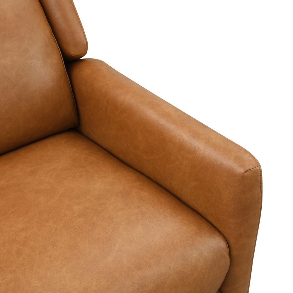 Furniture of America Selric Push Back Recliner in Brown, , large