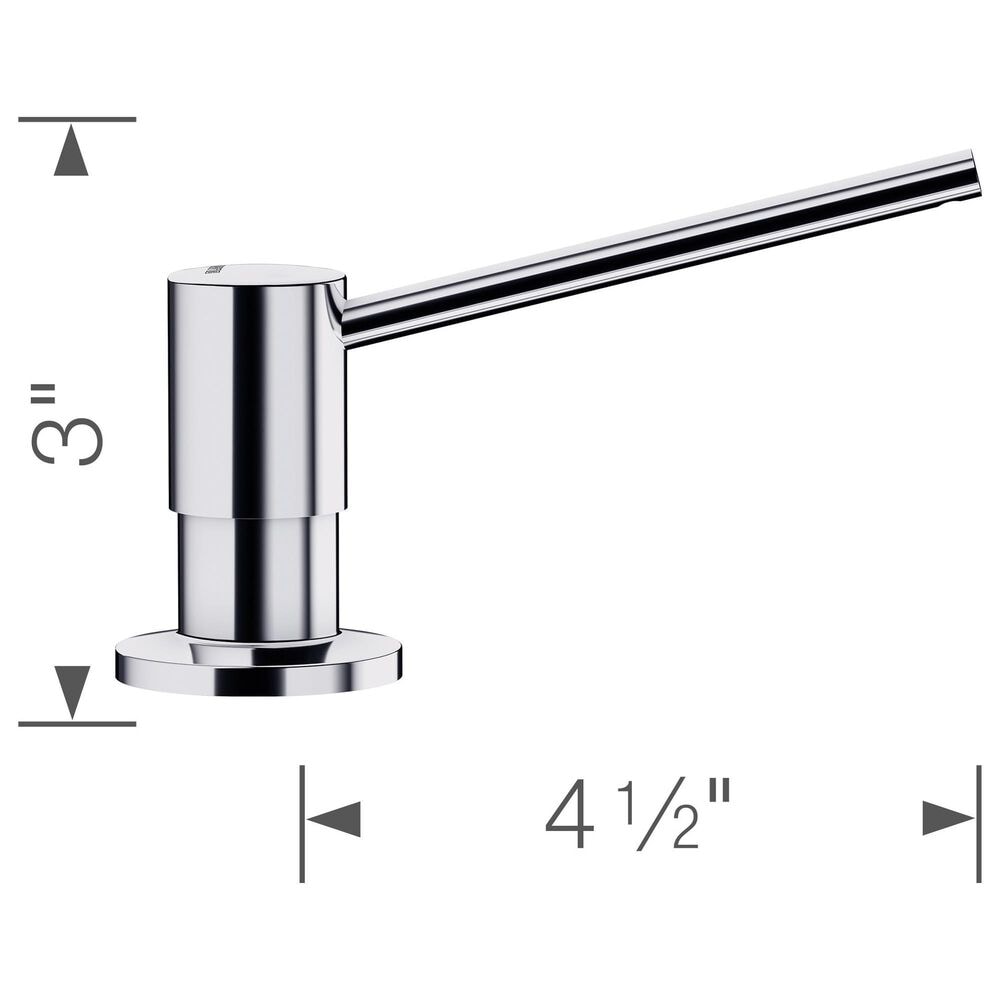 Blanco Torre Soap Dispenser in Chrome, , large