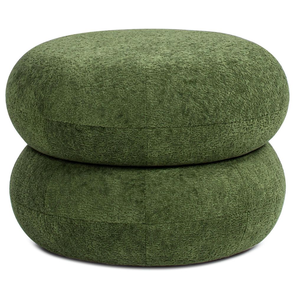 Jennifer Taylor Home Nest Pouf in Moss Green, , large
