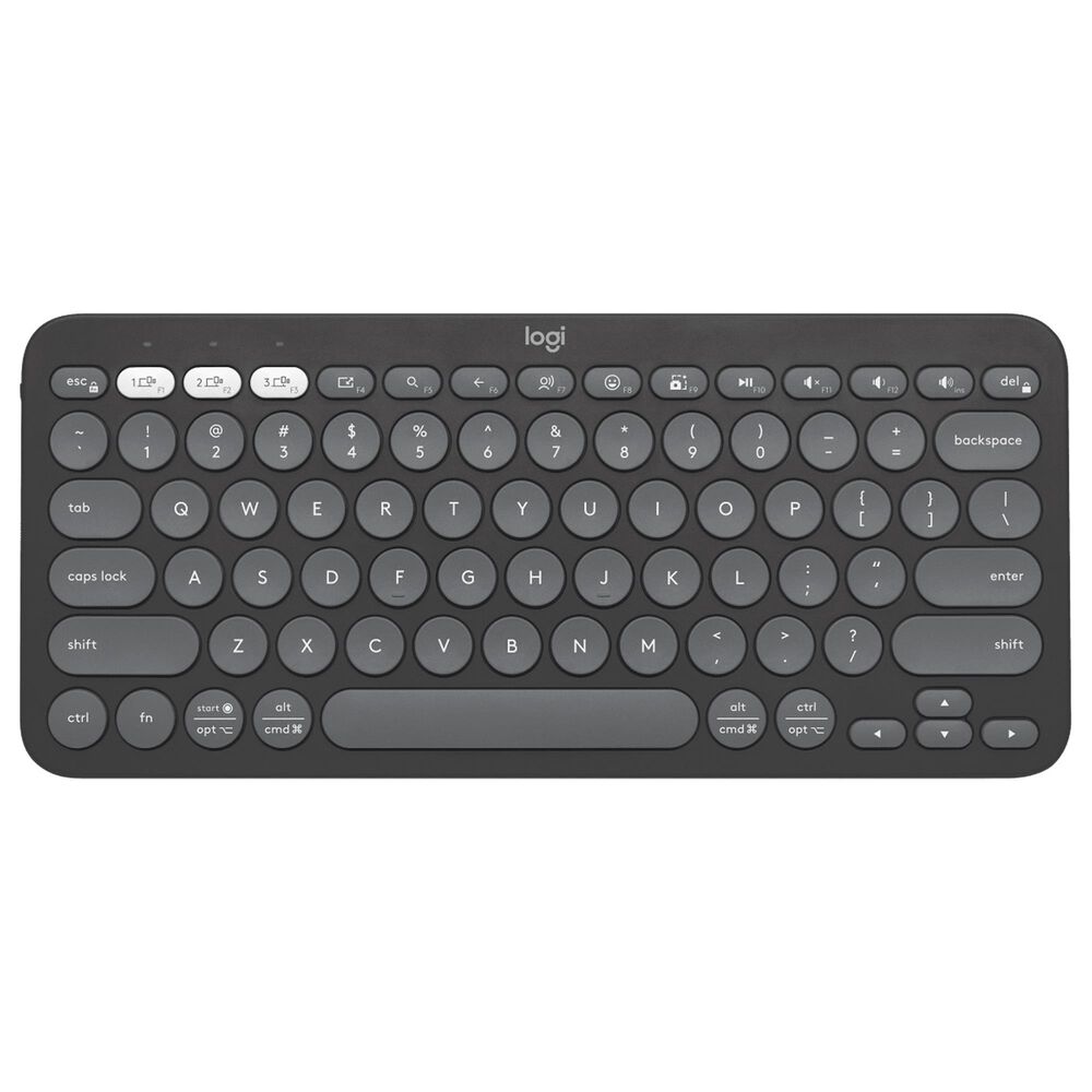 Logitech Pebble Keys 2 K380s Bluetooth Keyboard in Tonal Graphite, , large