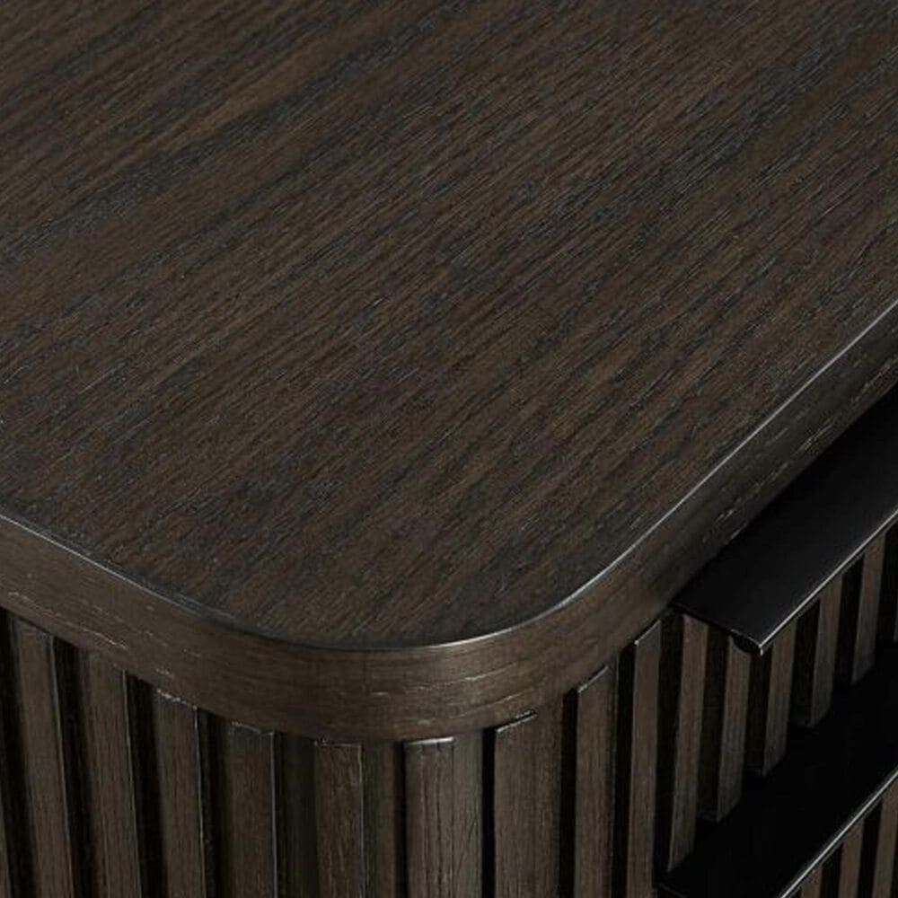 Wycliff Bay Tulane L-Shape Desk with Open Return in Dark Chocolate, , large