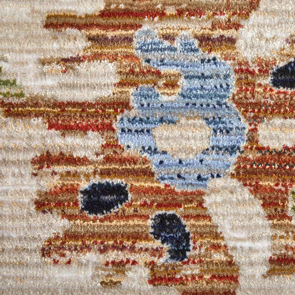 Feizy Melrose 9&#39; x 12&#39;8&quot; Ivory and Multicolor Area Rug, , large