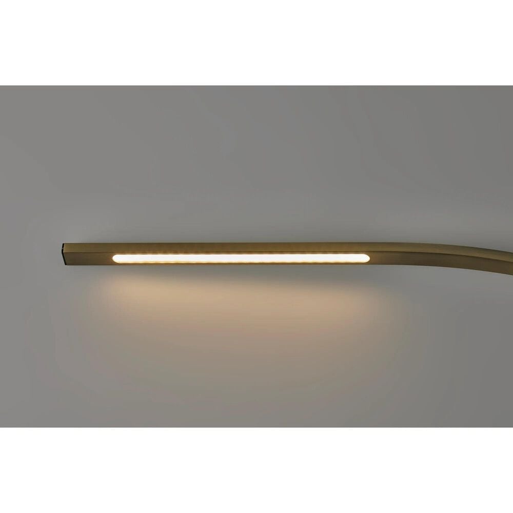 Adesso Sonic LED Arc Lamp in Antique Brass, , large