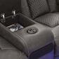 Ashley Fyne-Dyme 2-Piece Power Reclining Living Room Set in Shadow, , large