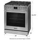 Frigidaire Professional Professional 6 Cu. Ft. Slide-In Gas Range with No Preheat in Stainless Steel, , large