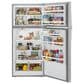 Whirlpool 14 Cu. Ft. Top-Freezer Refrigerator with Freezer Temperature Control in Monochromatic Stainless Steel, , large