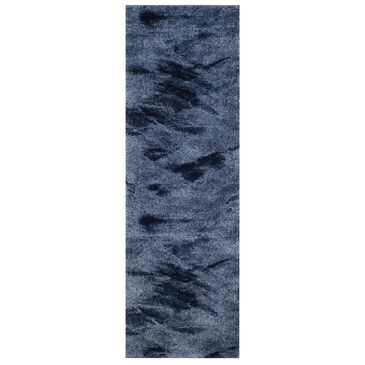 Safavieh Retro RET2891-6065 2"3" x 7" Light Blue and Blue Runner, , large