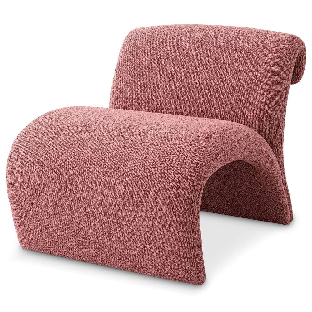 Eichholtz Vignola Chair in Boucle Rose, , large