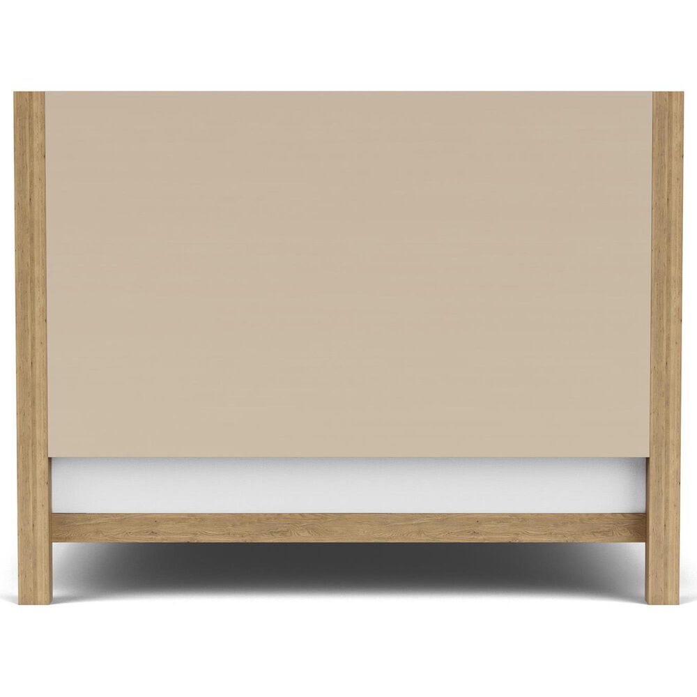 Shannon Hills Davie King Wood Panel Bed in Pale Oak, , large