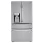 LG 23 Cu. Ft. Smart Wi-Fi Enabled Counter-Depth Refrigerator with Craft Ice Maker - Stainless Steel, , large