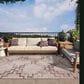 Dalyn Rug Company Sedona Geometric 9" x 12" Walnut Indoor/Outdoor Area Performance Rug, , large