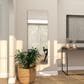 Maple and Jade 65" Rectangular Metal Wall Mirror in Silver, , large