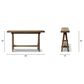 Jennifer Taylor Home Hawthorne 60" Console Table in Heritage Medium Dark Brown, , large