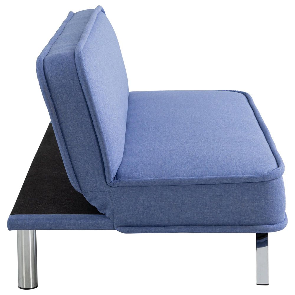 Lifestyle Solutions Toni Convertible Sofa in Blue, , large