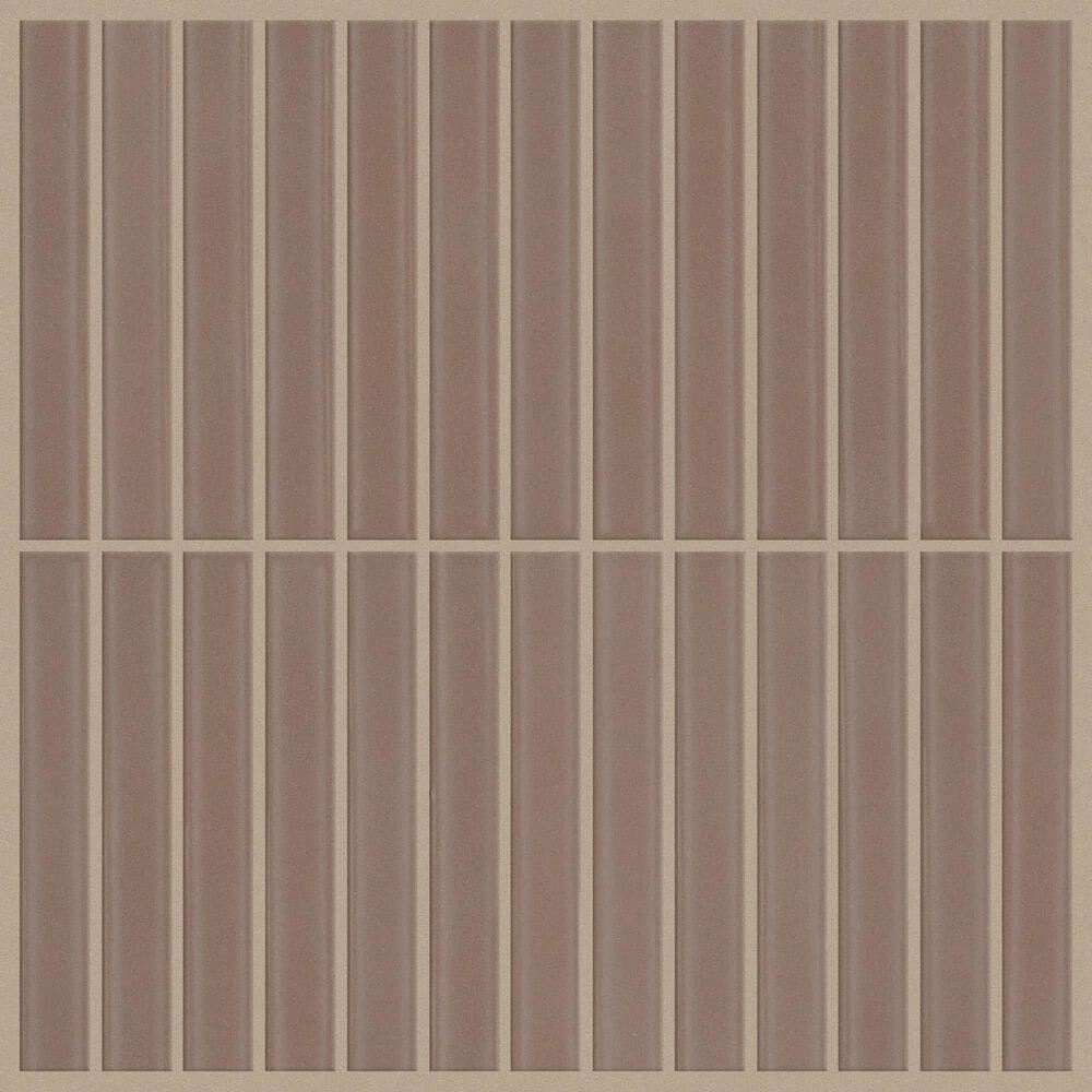 Shaw Embrace Bourbon 11.5" x 11.75" Glass Mosaic Sheet, , large