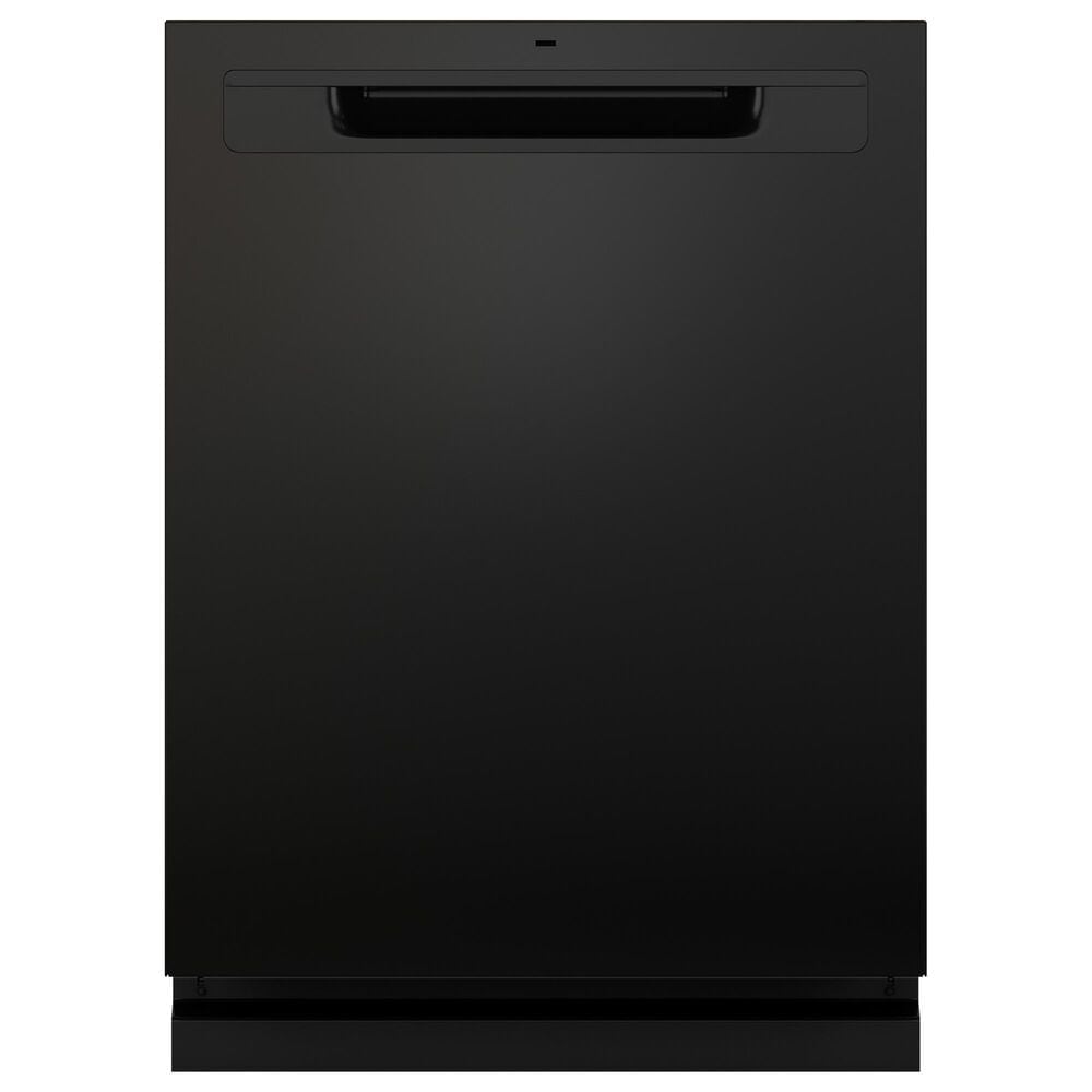 GE Appliances 24" Built-In Pocket Handle Dishwasher in Black, , large