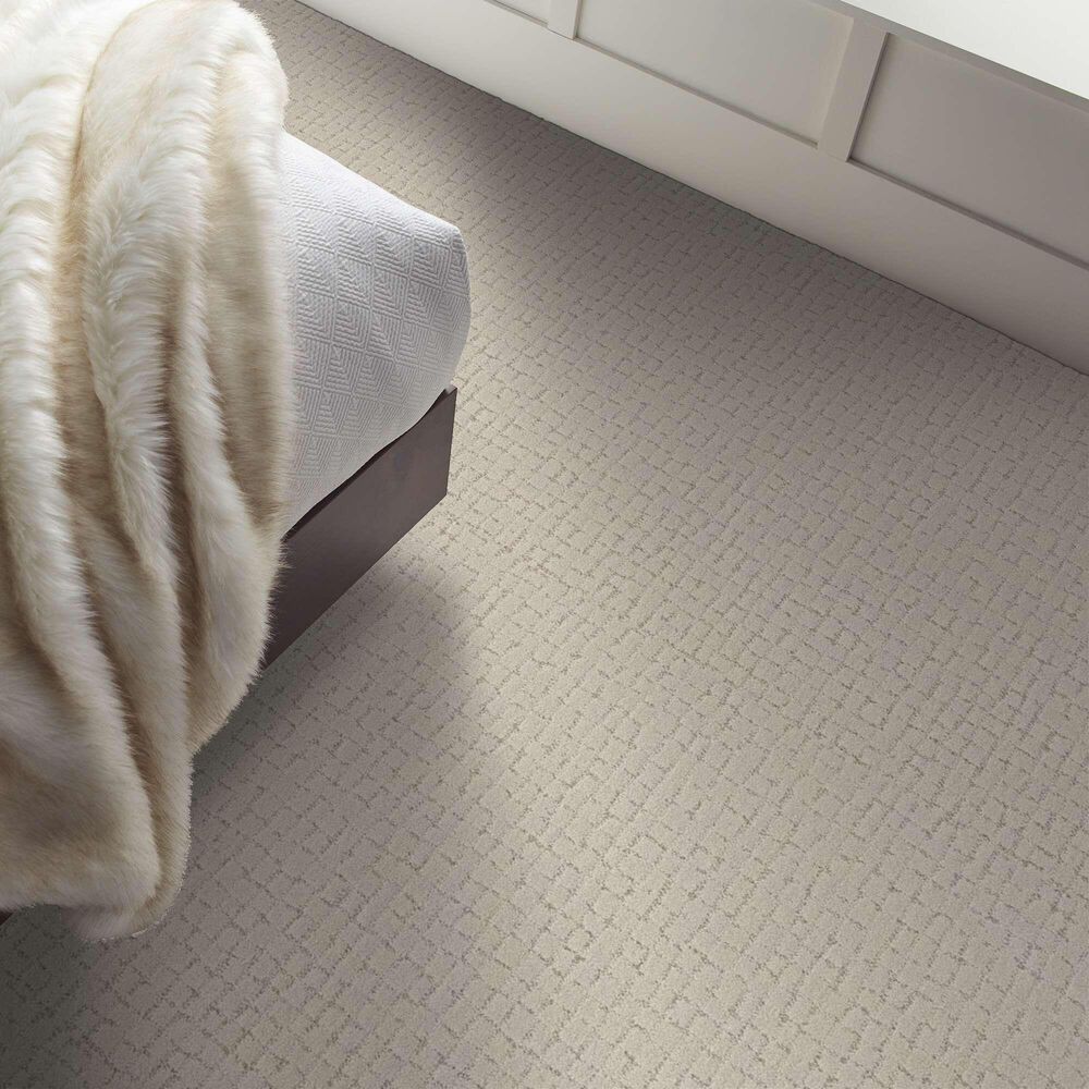 Shaw Block Party Carpet in Natural, , large