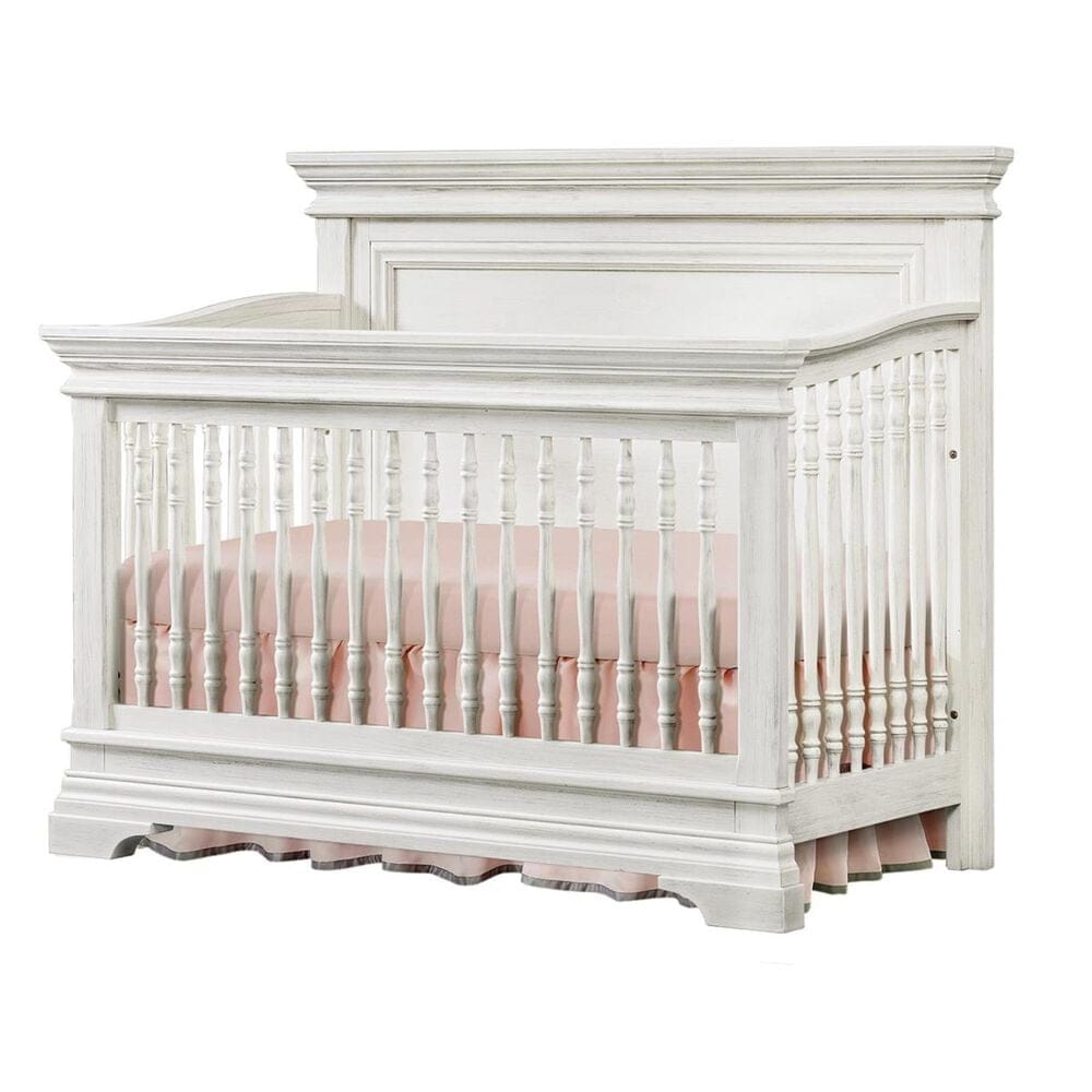 Eastern Shore Olivia 4- in -1 Convertible Crib in Brushed White, , large