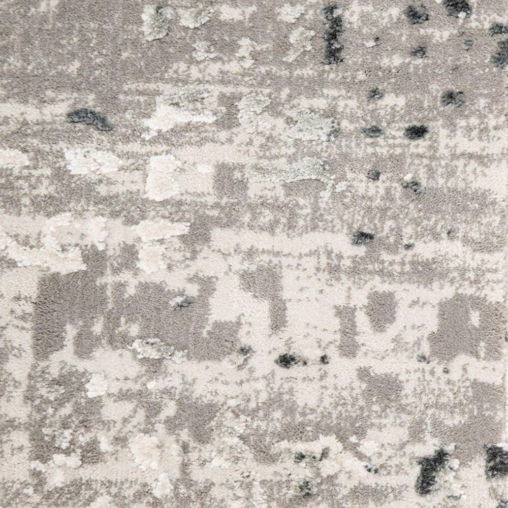 Jaipur Cirque Cian Light Gray and Dove 5&#39;3&quot; x 7&#39;6&quot; Area Rug, , large