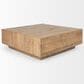 Mercana Furniture & Decor Hayden Square Coffee Table in Light Brown, , large