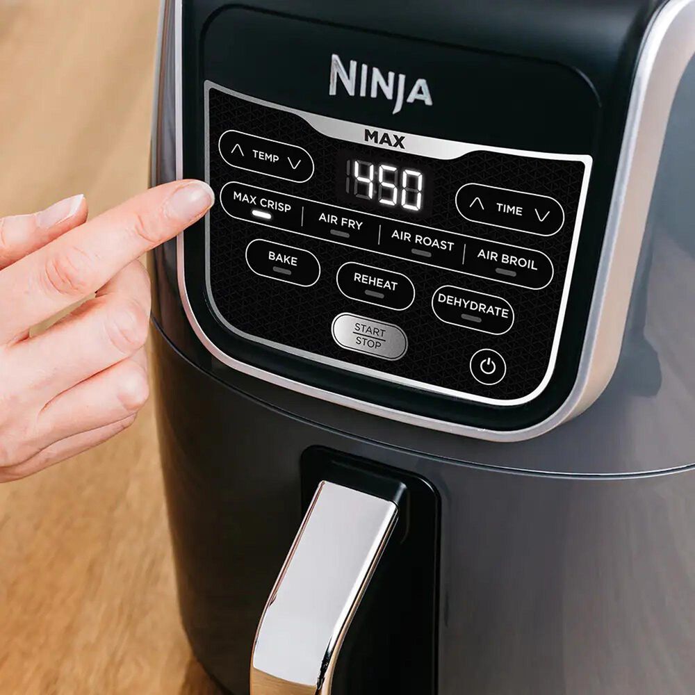 Ninja Air Fryer Max XL 5.5-Quart Black Air Fryer in the Air Fryers  department at