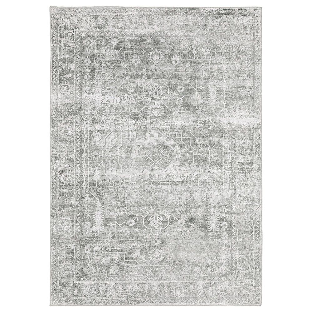 Oriental Weavers Malibu 5" x 7" Grey and Ivory Area Rug, , large