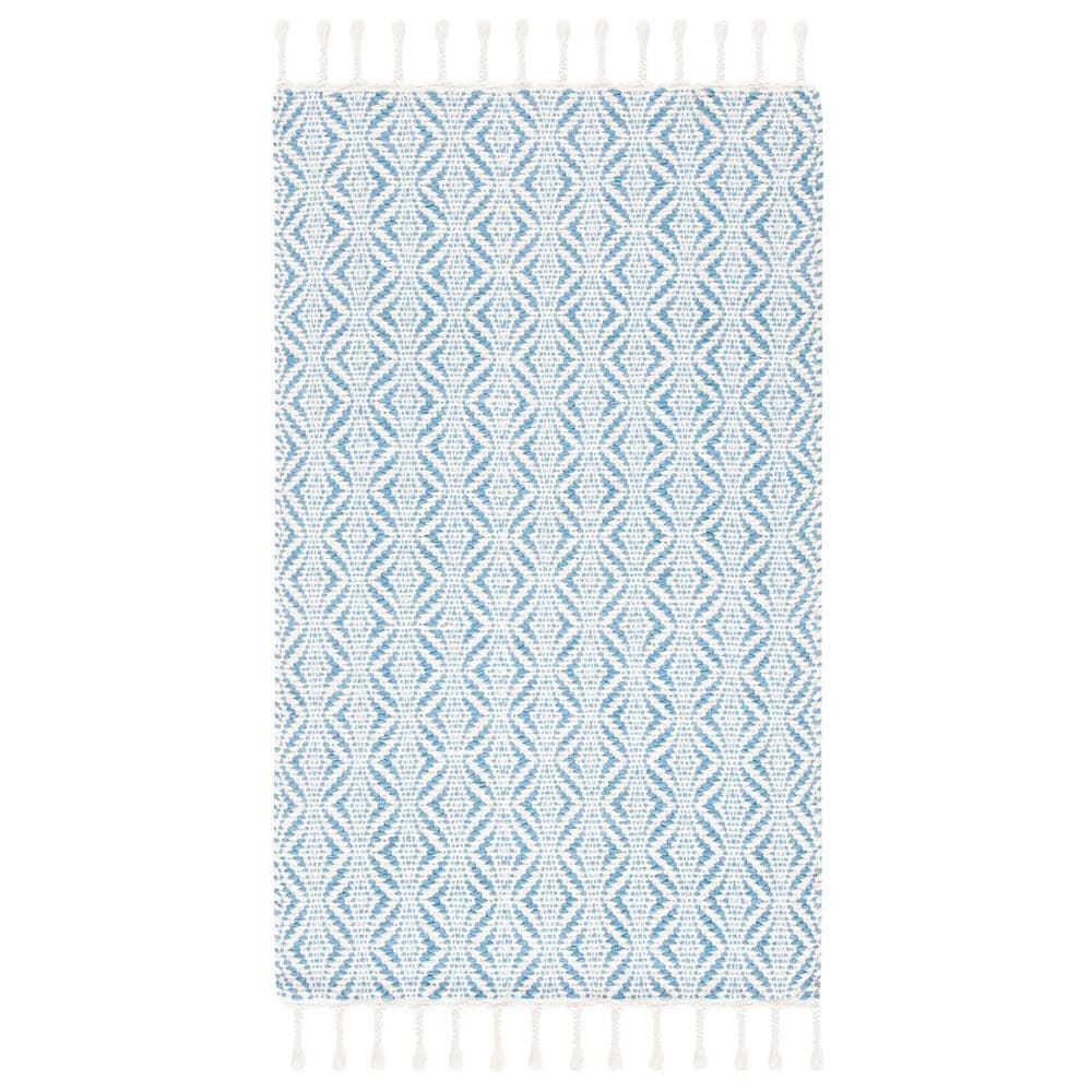 Safavieh Natura Transitional 5" x 8" Blue Area Rug, , large